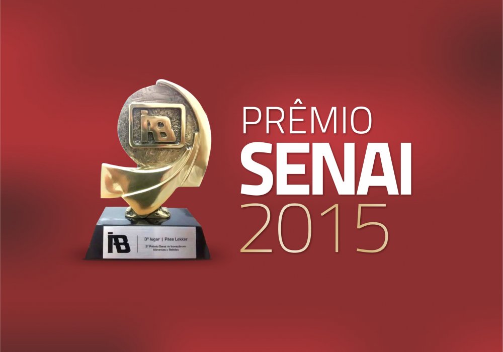 Lekker recebe prêmio Senai 2015 Lekker