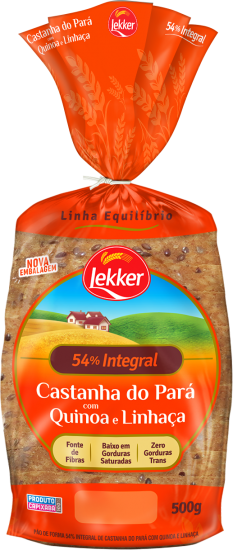 Castanha-do-pará, Quinoa e Linhaça Lekker