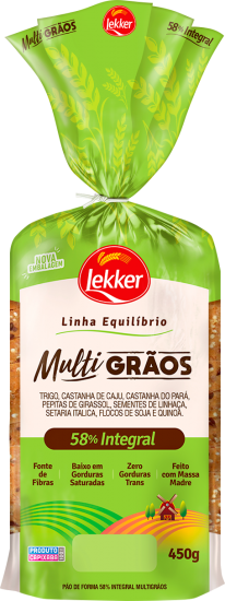 Multi Grãos 58% Integral Lekker