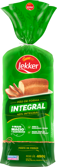 Pão de Forma Integral Lekker