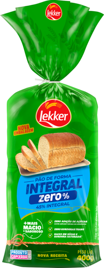 Pão Integral Zero Lekker